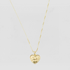 The Tiny Angel Heart Pendant Necklace