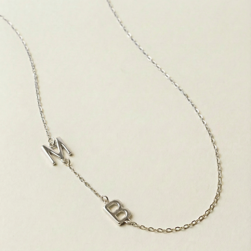 The Two Initial Essential Necklace