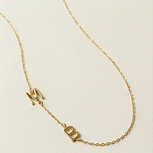 The Two Initial Essential Necklace