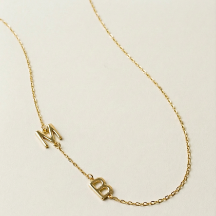The Two Initial Essential Necklace
