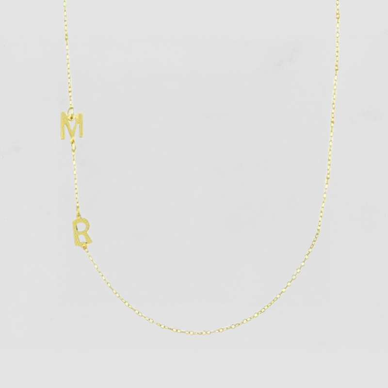 The Two Initial Essential Necklace