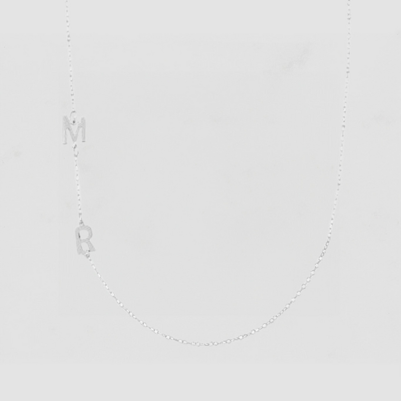 The Two Initial Essential Necklace