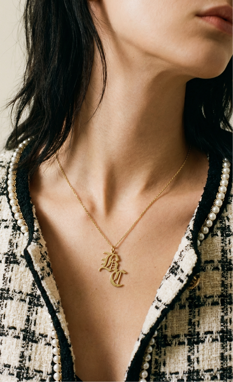 The Double Old English Pendant