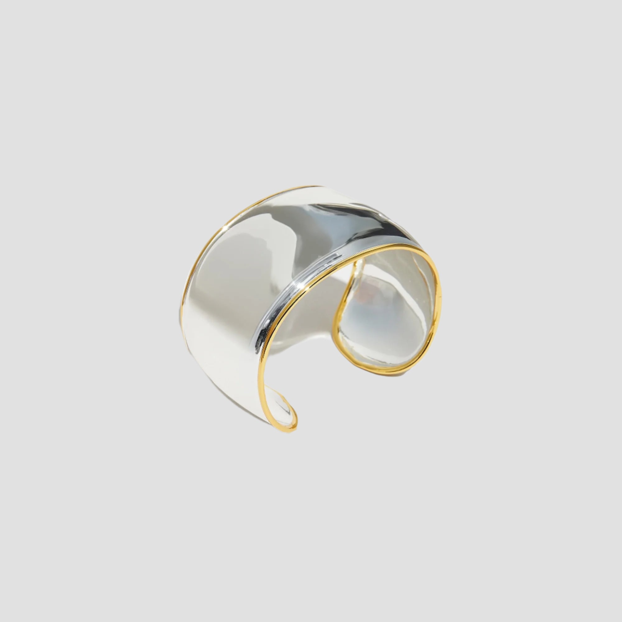 THE TWO TONE WIDE CUFF BRACELET