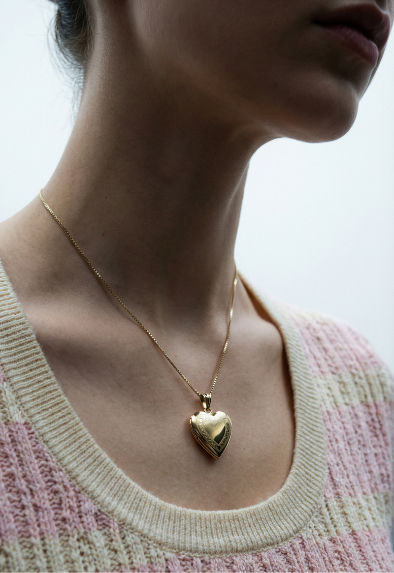 The XO Heart Photo Locket