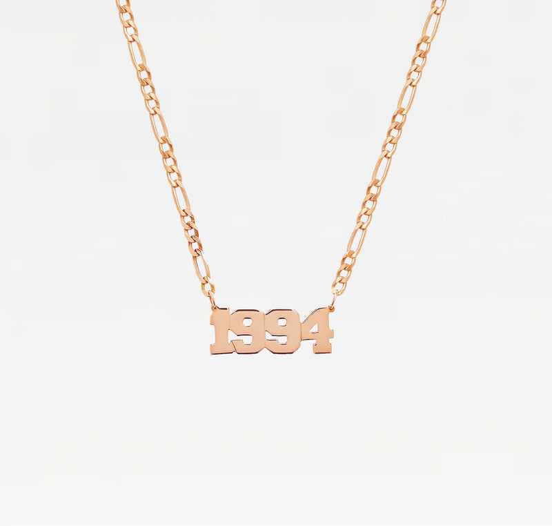 The Year Nameplate Necklace