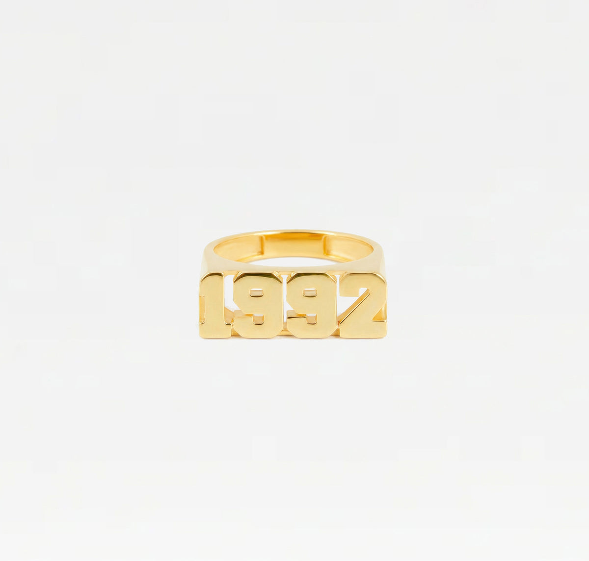 The Year Ring in Gold Vermeil - Elegant Jewelry Piece – The M Jewelers
