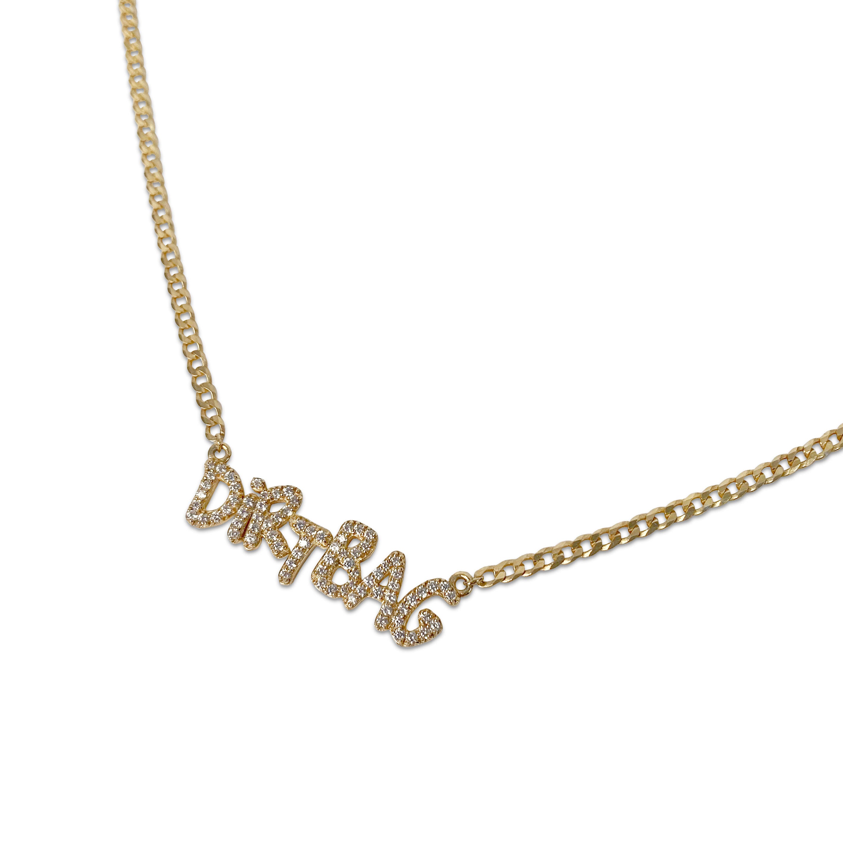 M jewelers name on sale necklace