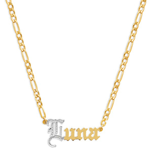 old english name necklace