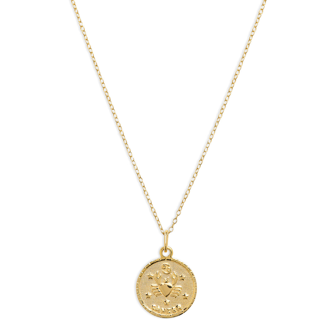 Zodiac Sign Medal Necklae - The M Jewelers