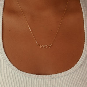 THE NYON NAMEPLATE NECKLACE (The M x NYON)