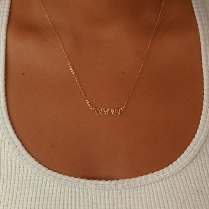 THE NYON NAMEPLATE NECKLACE (The M x NYON)