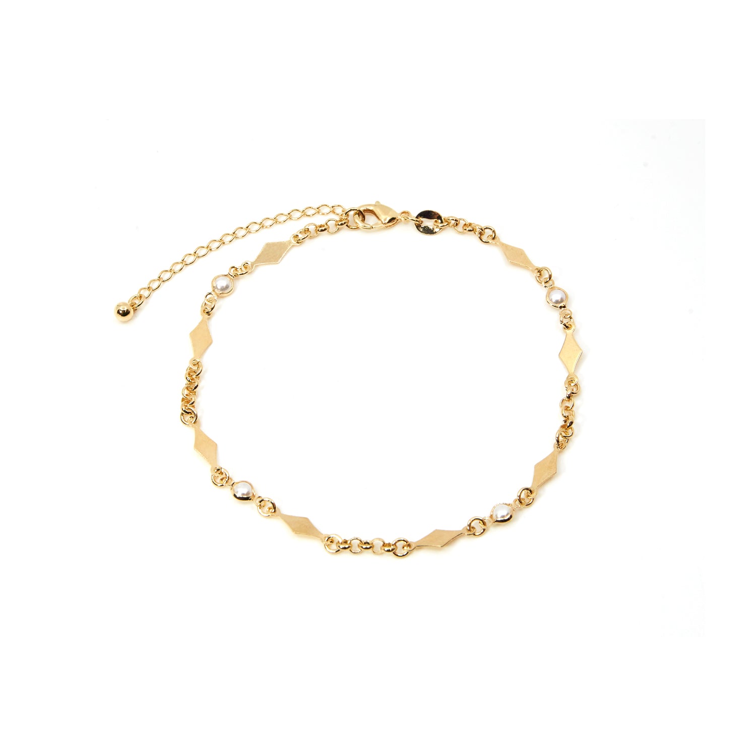 THE PEARL RHOMBUS ANKLET – The M Jewelers