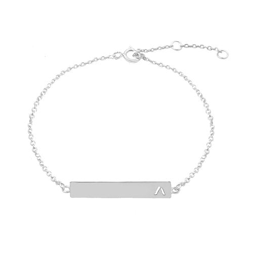 THE SINGLE INITIAL CUTOUT BRACELET