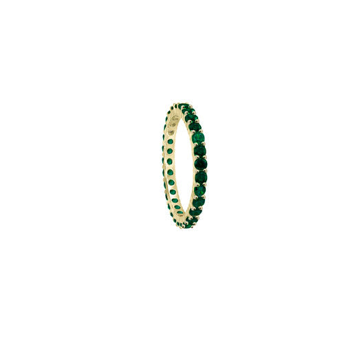 green colored band ring