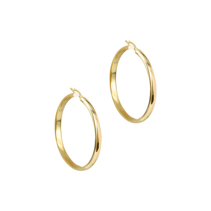 THE 10KT LOLA HOOPS (LARGE)
