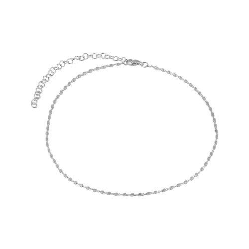 silver choker necklace catania