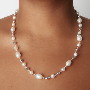 necklace with freshwater pearls