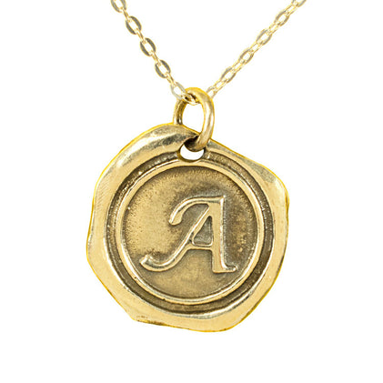 THE SEALED INITIAL NECKLACE