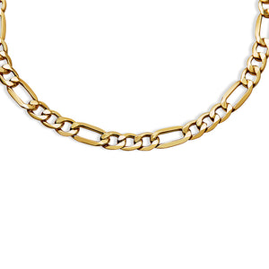 10k gold figaro link bracelet