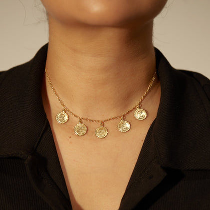 THE MARY MEDALLION CHOKER NECKLACE