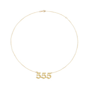555 angel number necklace
