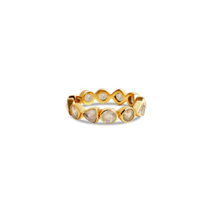 xAR ring with gold plate