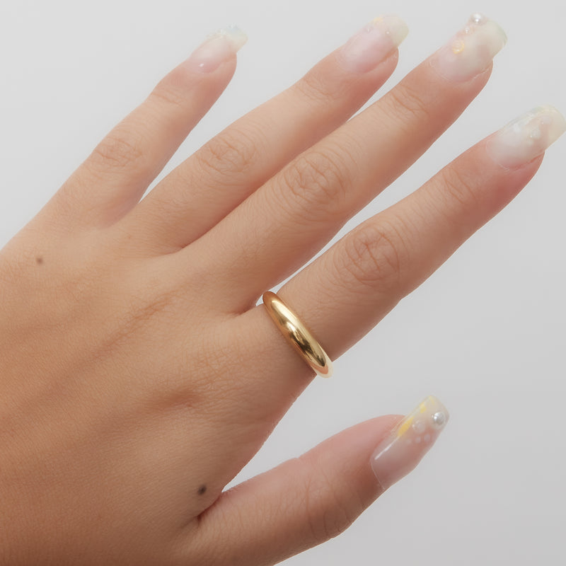 gold dome ring