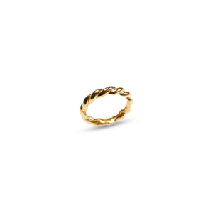 gold twisted mercer ring