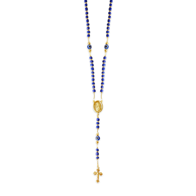 evil eye rosary necklace