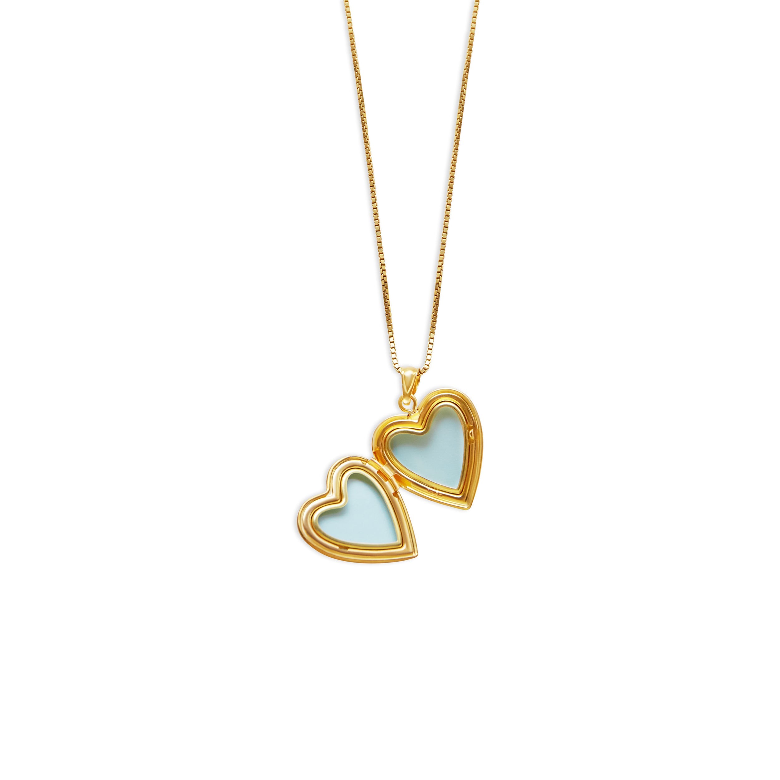 Script Name Heart Locket Necklace | Posh Totty Designs