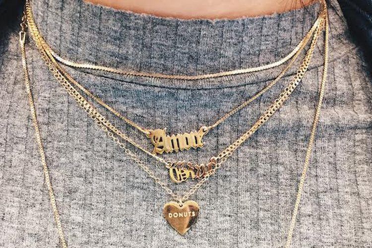 personalized heart pendant necklace