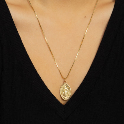 THE SINGLE GUADALUPE PENDANT NECKLACE