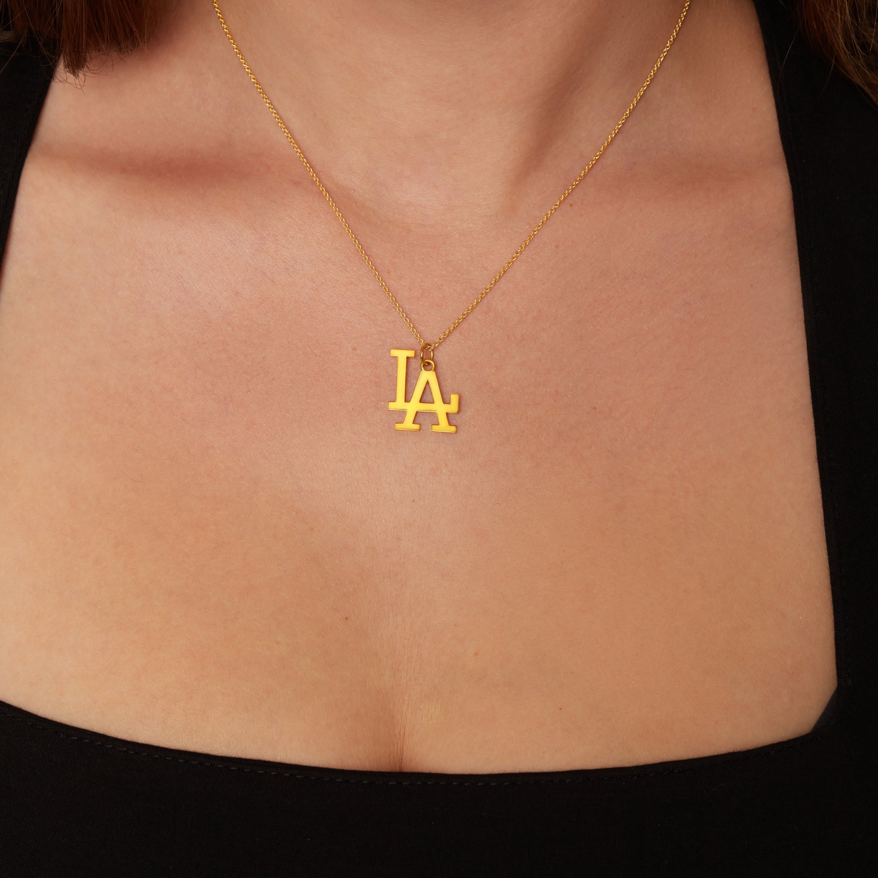 LA store medallion necklace