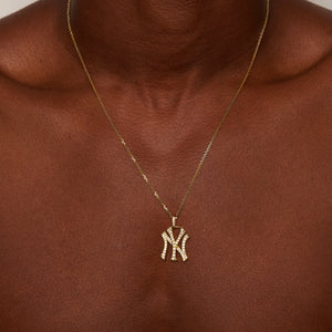 ny yankees pendant necklace