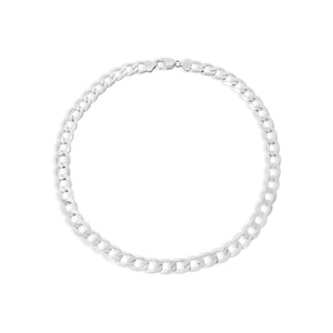 flat curb chain necklace