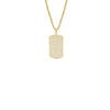 THE LRG PAVE DOGTAG PENDANT NECKLACE