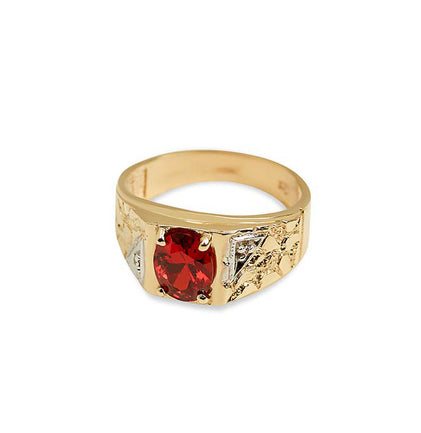 THE 10KT RUBY OVAL RING