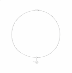 silver taurus zodiac sign pendant necklace