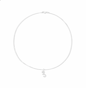 silver aries zodiac sign pendant necklace