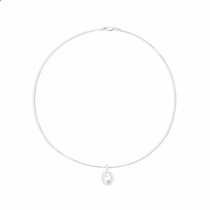 silver cancer zodiac sign pendant necklace