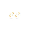 THE ENDLESS GOLD FILLED SMALL ESSENTIAL HOOPS