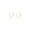 THE ENDLESS GOLD FILLED MEDIUM ESSENTIAL HOOPS