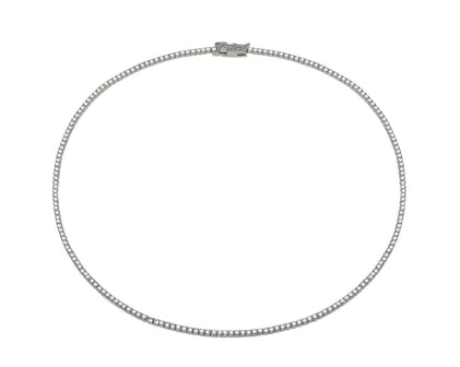 THE THIN TENNIS NECKLACE
