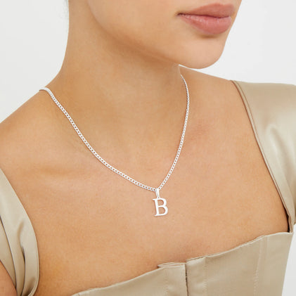 Three - Initial Sterling Silver Monogram Necklace - Antons Fine Jewelry -  Baton Rouge, Louisiana