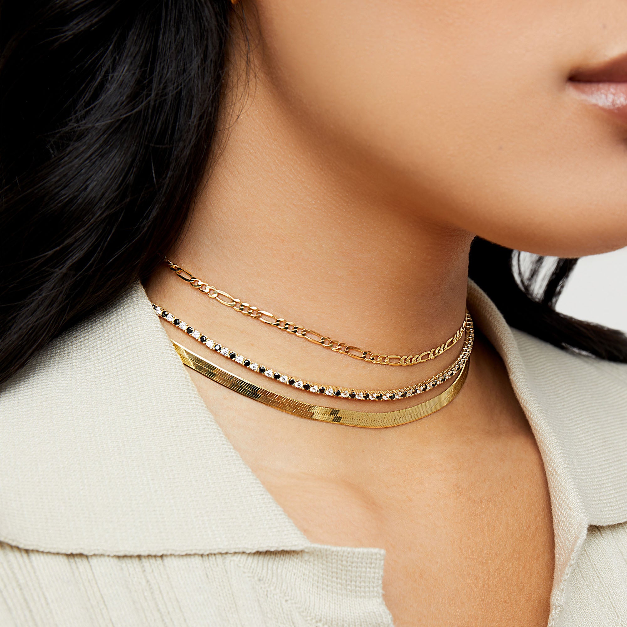 Womens gold chain on sale choker