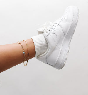 THE PEARL RHOMBUS ANKLET