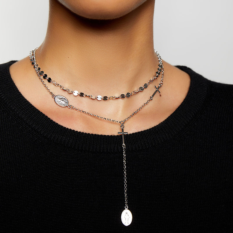 blush chain choker necklace