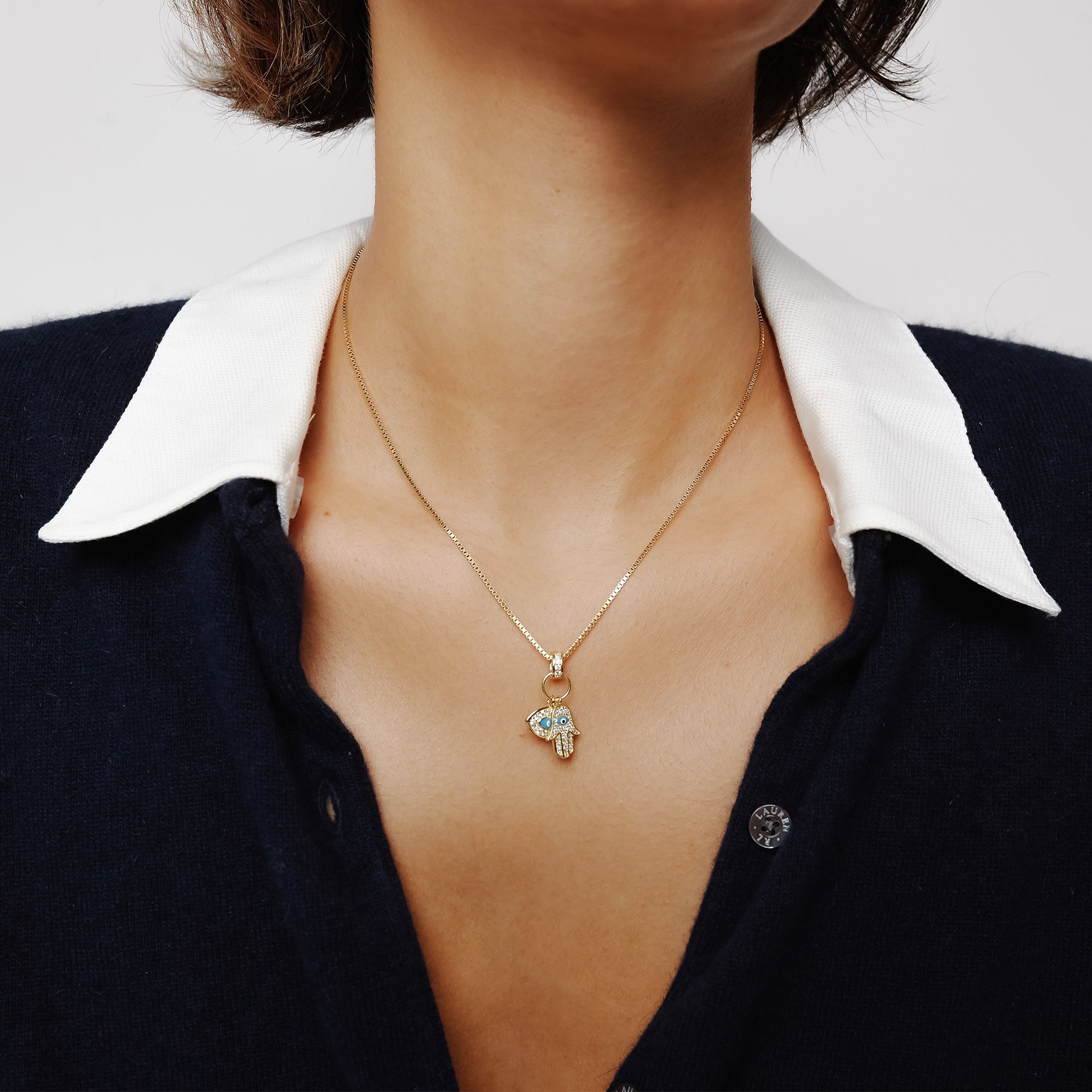 Design Your Own Double Steel Necklace | Monica Rich Kosann