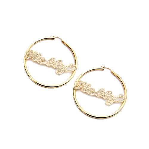 Personalized clearance hoop earrings